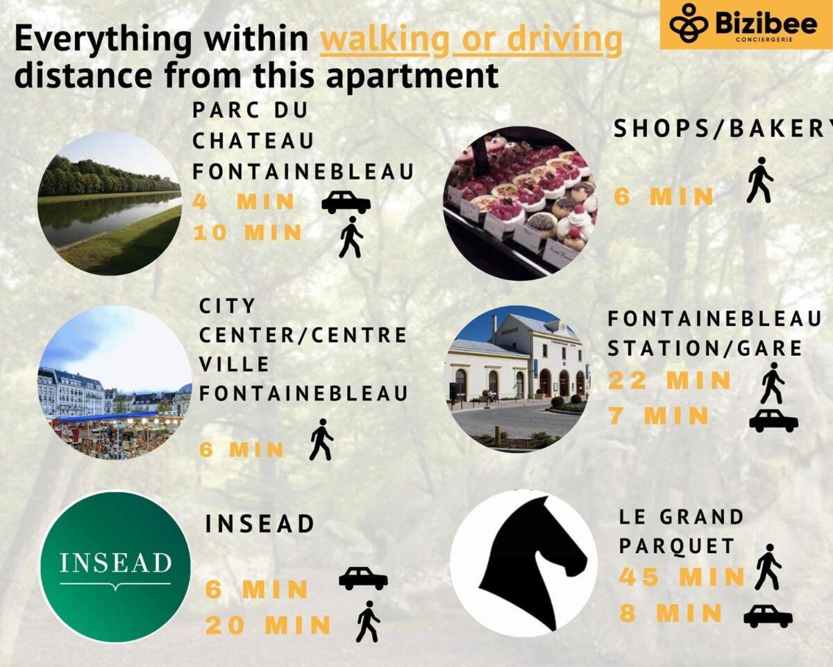 Apartamento Le Saphir Easy Parking Comfort Fontainebleau Exterior foto